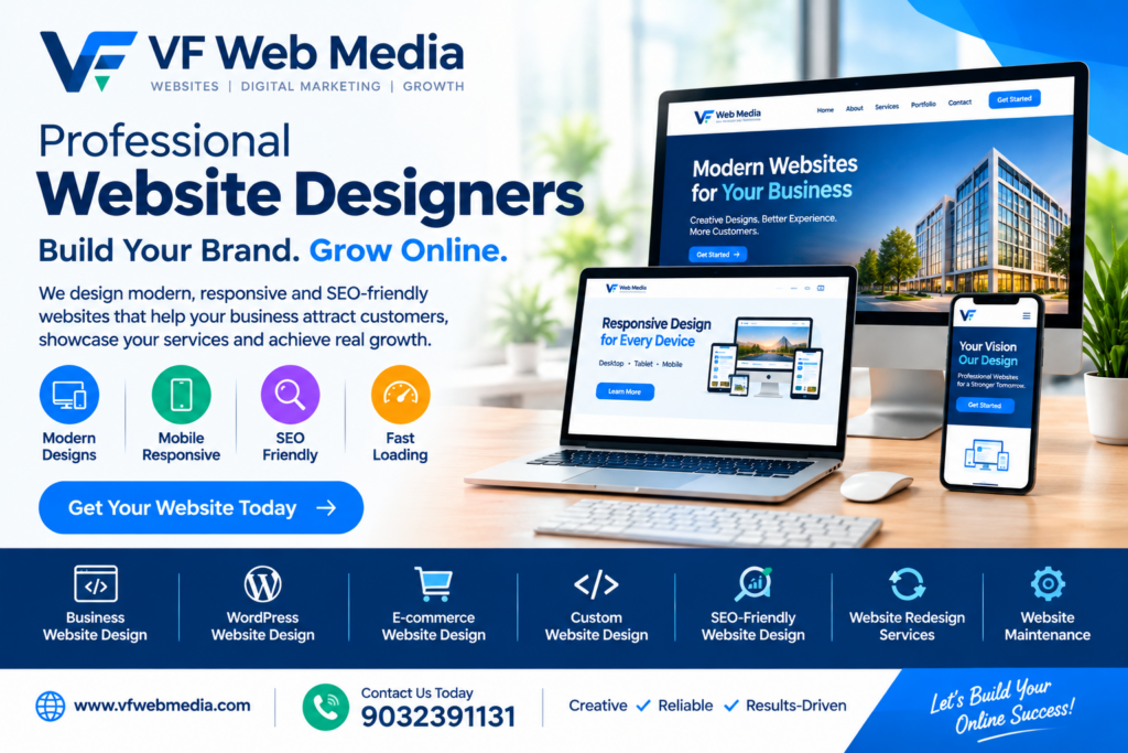 Website Designers for Professional Business Websites